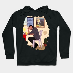 A Sip of Serenity: Homage to Picasso" By Bijotann Hoodie